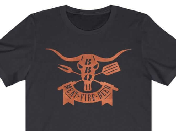 Meat Fire Beer Barbecue T-Shirt