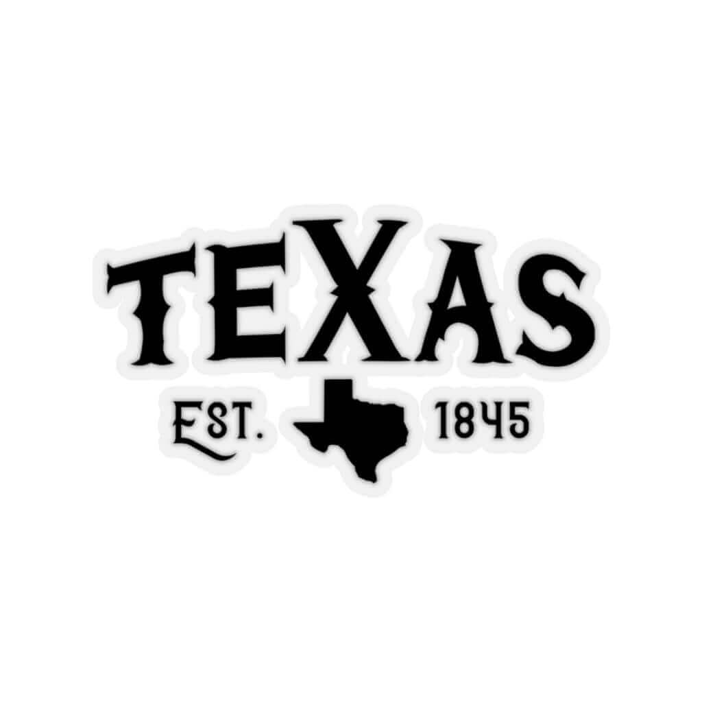 Texas Est 1845 BBQ Sticker