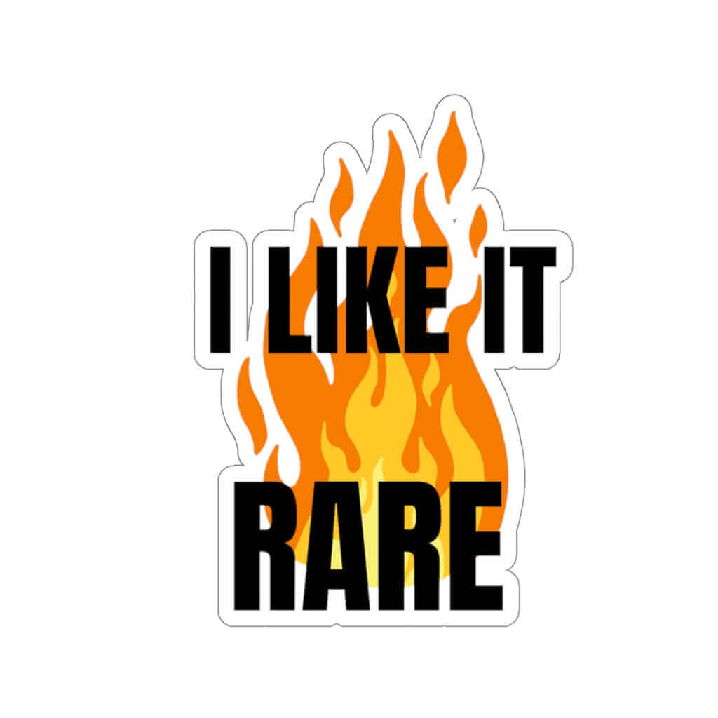 I Like it Rare BBQ Sticker