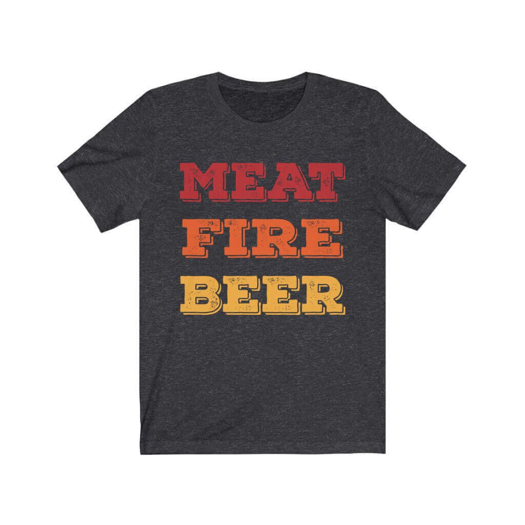 Meat Fire Beer Barbecue T-Shirt