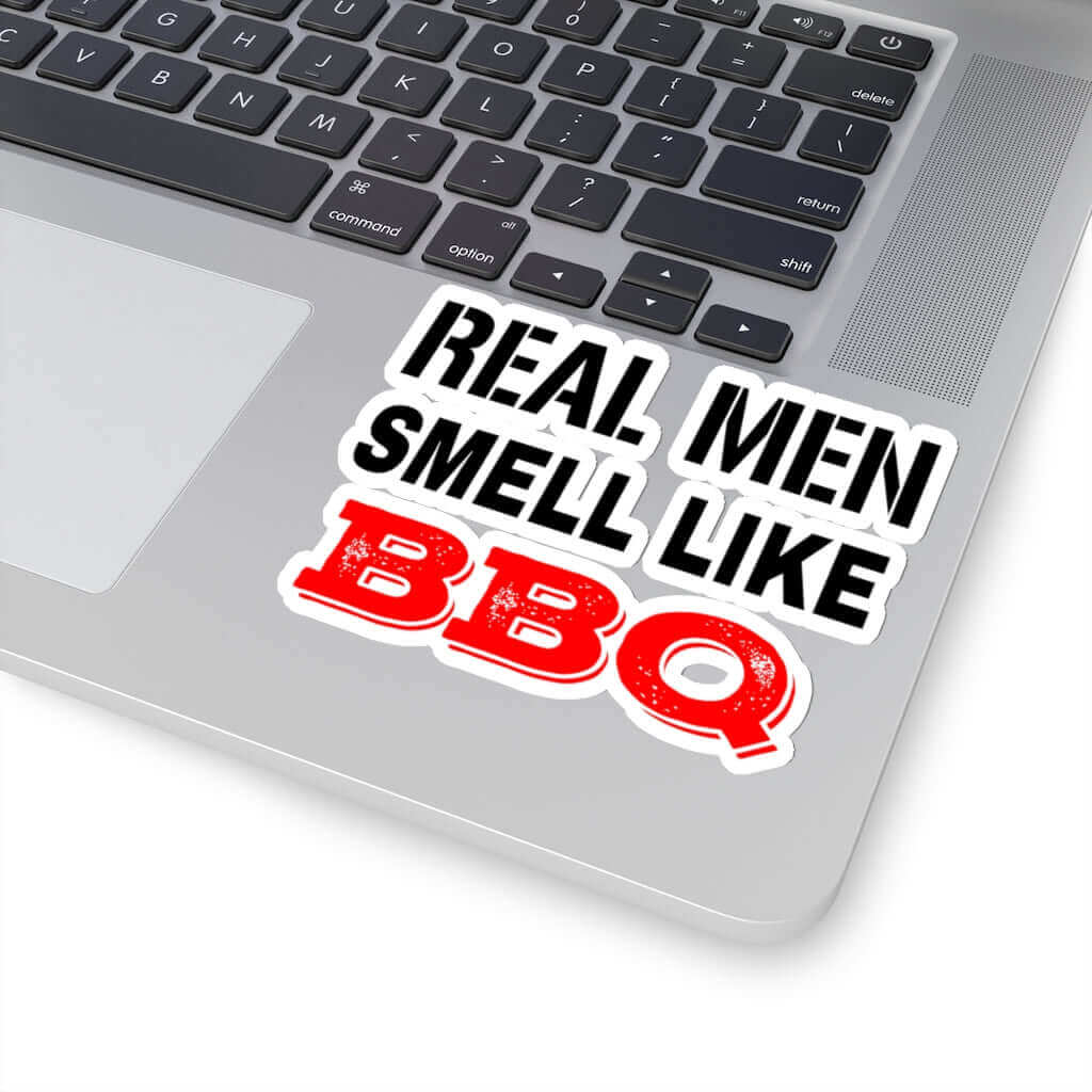 Real Men Smell Like BBQ Sticker