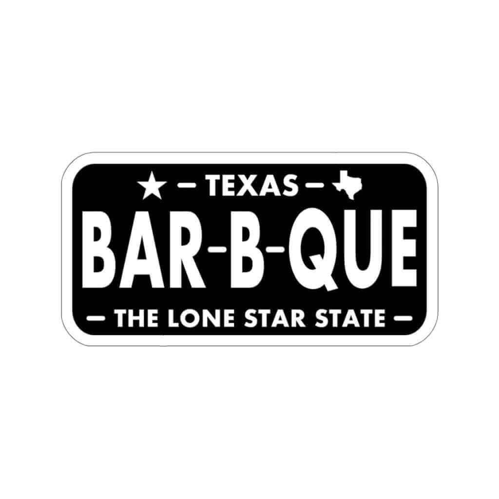 Texas Bar-B-Que BBQ Sticker