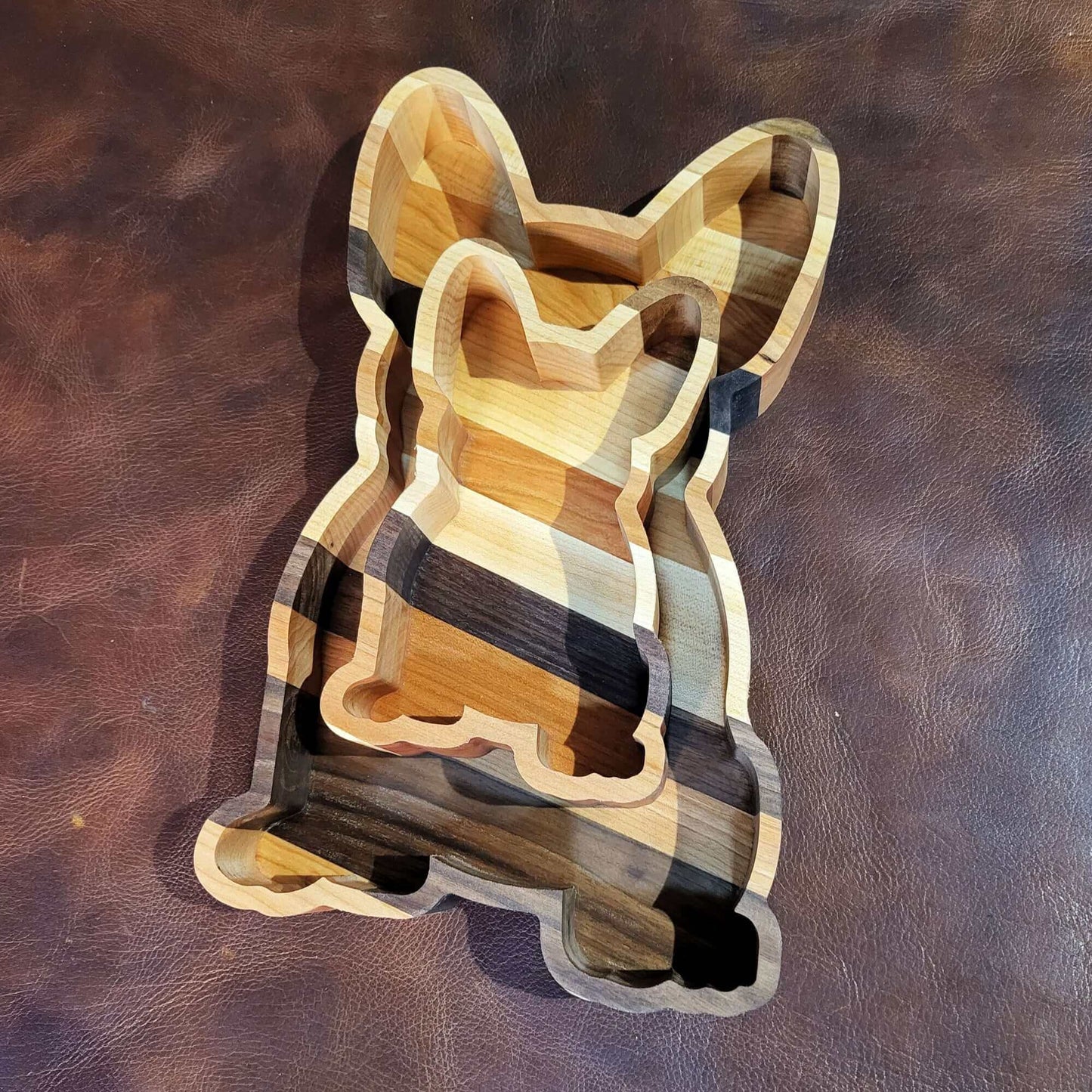 French Bulldog Wood Tray