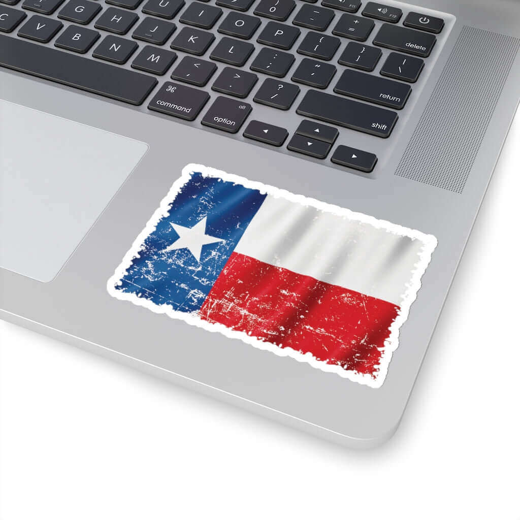 Texas Flag BBQ Sticker