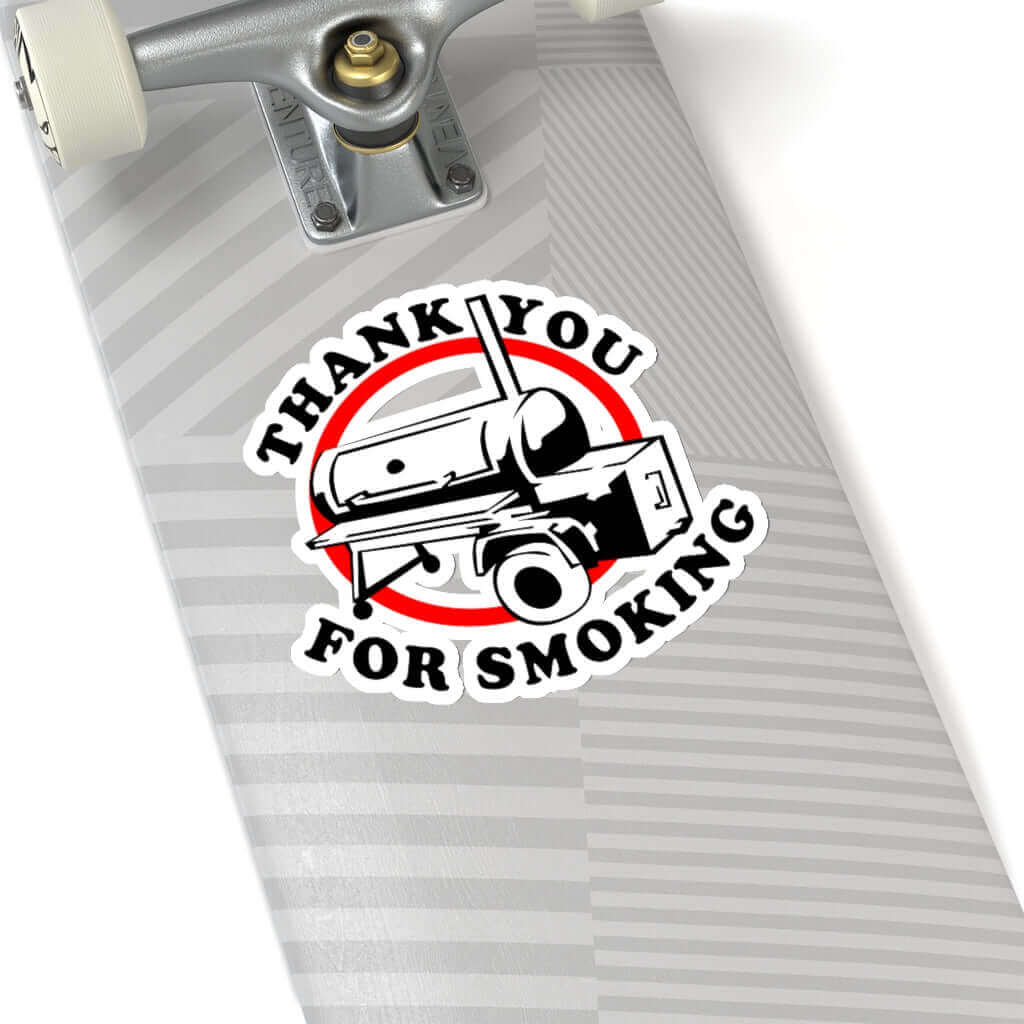 Thank You For Smoking BBQ Sticker