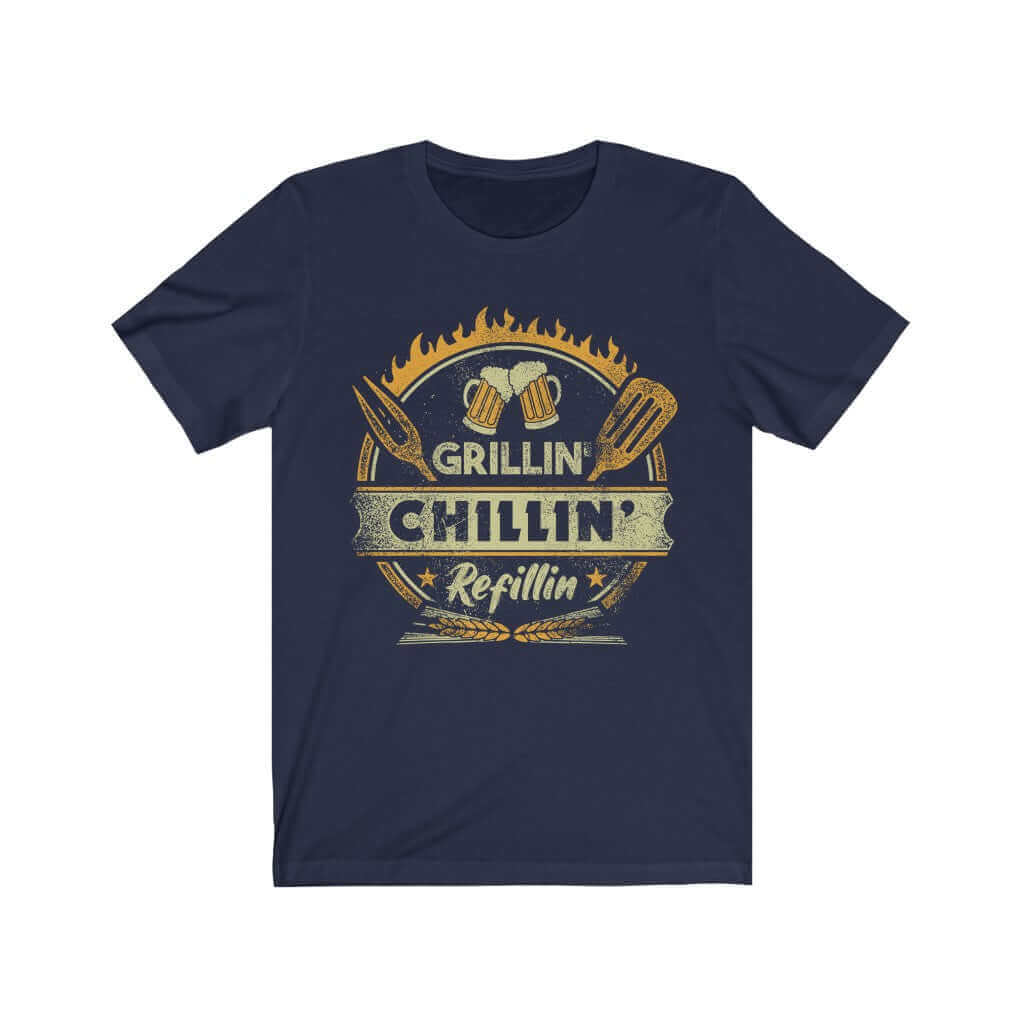 Grillin' Chillin' Refillin' Barbecue T-Shirt