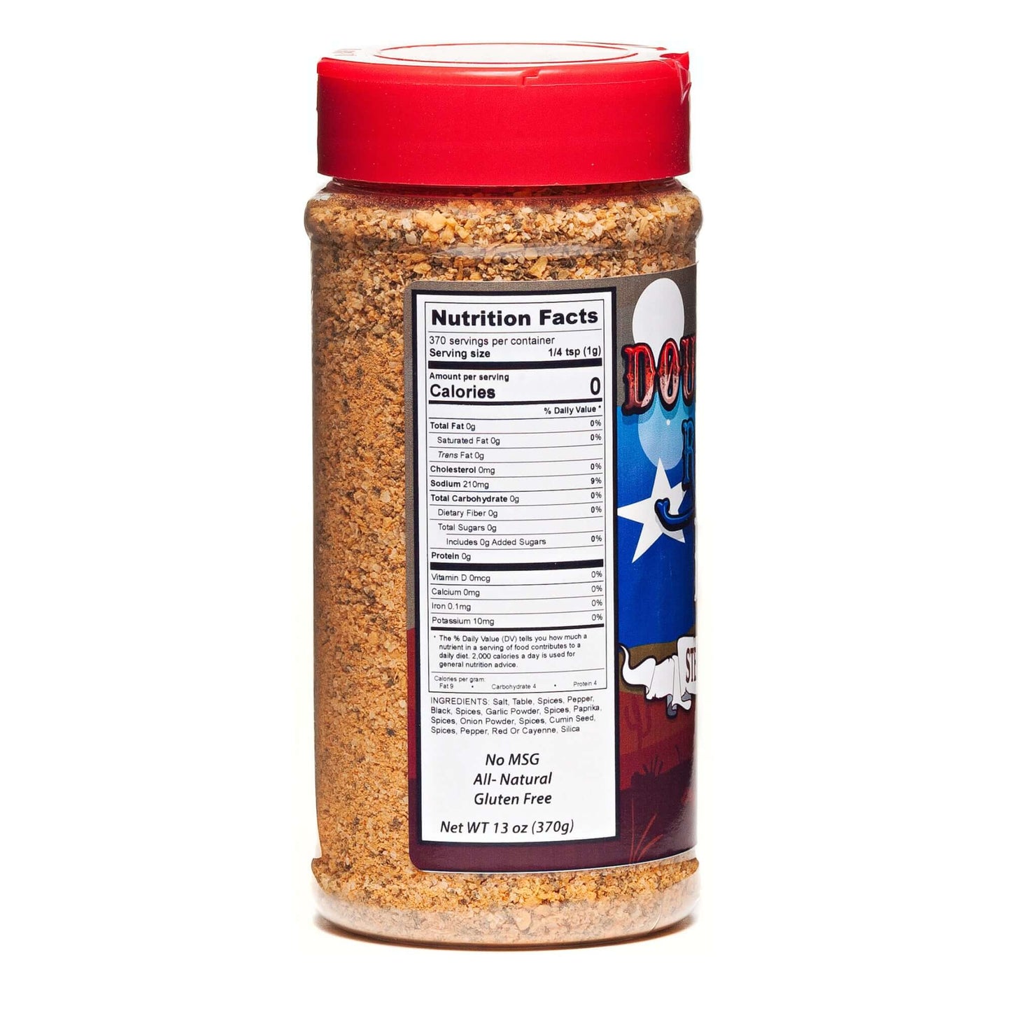 Case (6 Bottles) Double Dun Ranch BBQ Steak Seasoning