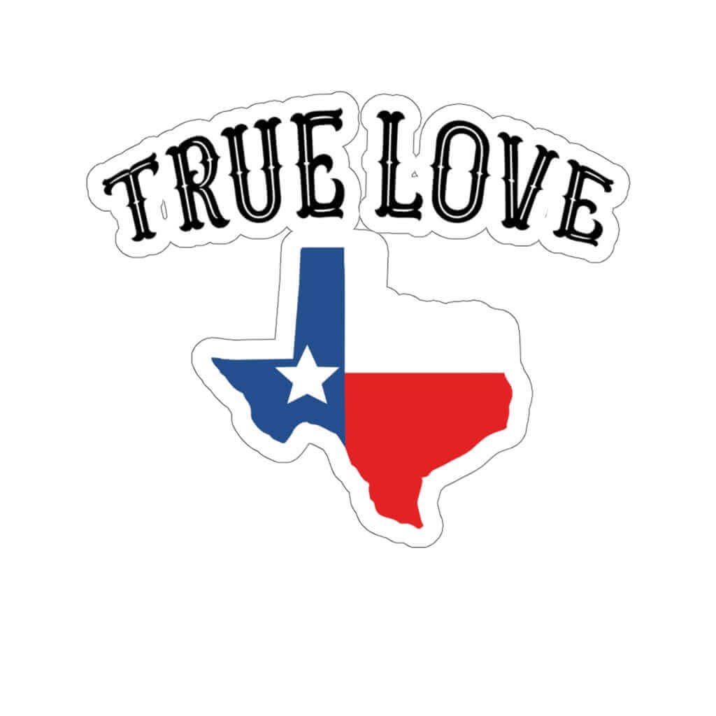 True Love Texas BBQ Sticker